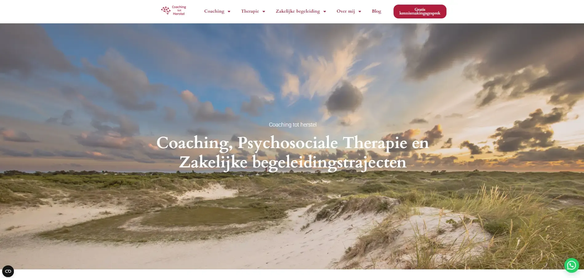 Website van Coaching tot Herstel