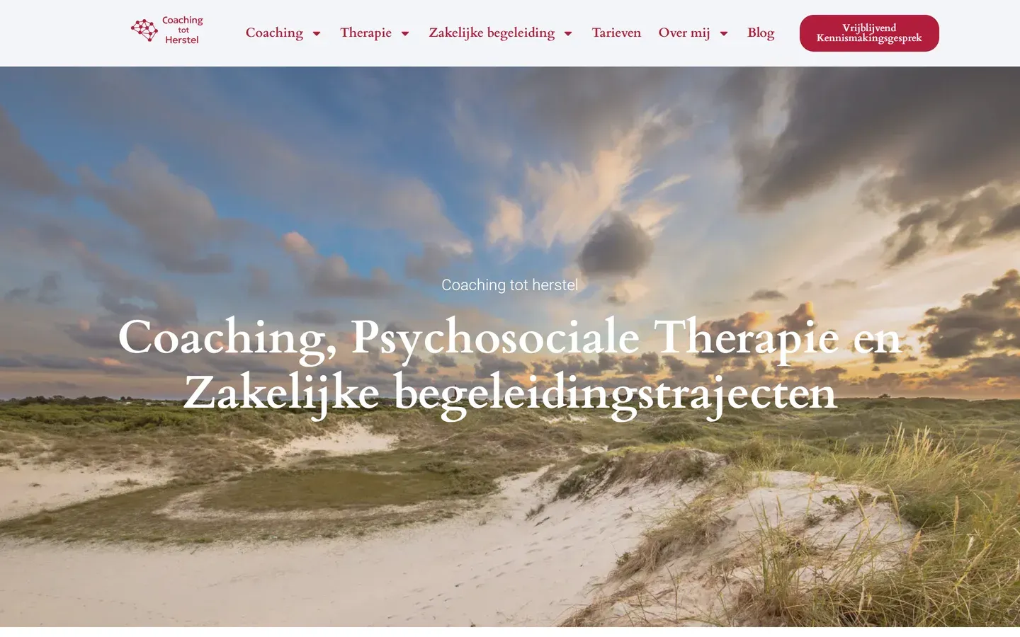 Website van Coaching tot Herstel