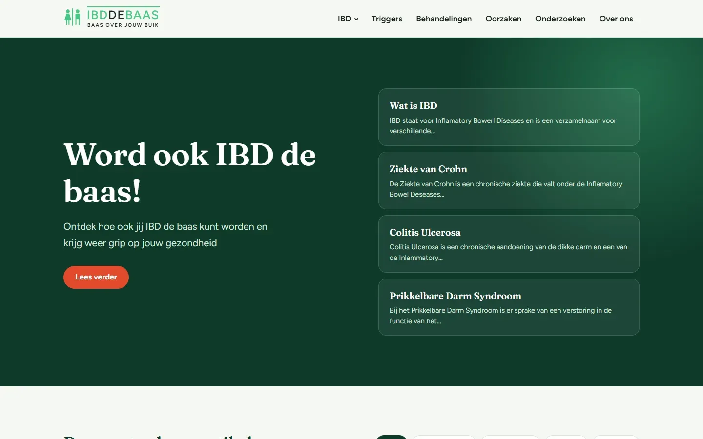Website van IBD de Baas