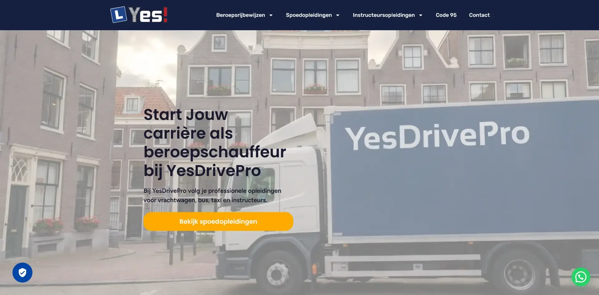 Website van YesDrivePro