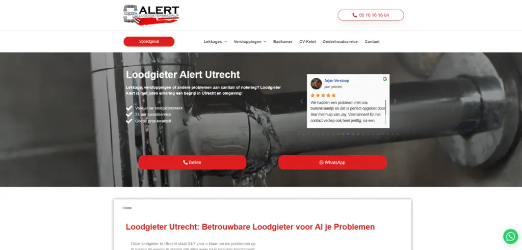 loodgieter alert